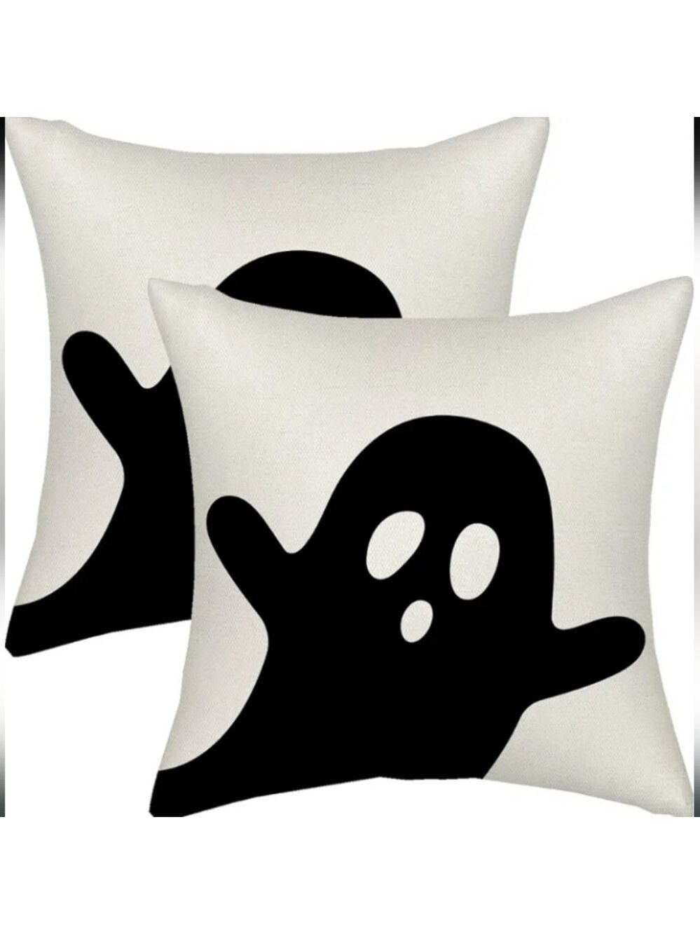2/$20 Ghost Print Throw Pillow Covers